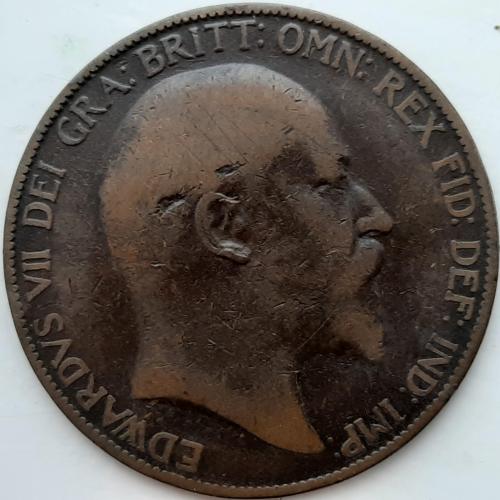 Англия 1 пенни 1904 год №п278
