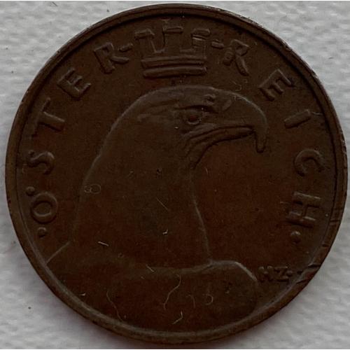 Австрия 1 грошен 1925 год №с368