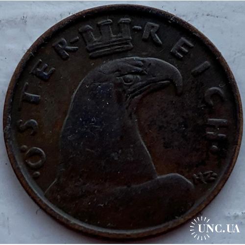 Австрия 1 грошен 1929 год №с369
