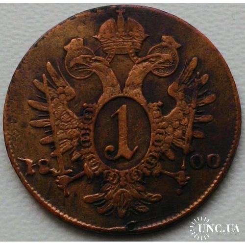 Австро Венгрия 1 Крейцер 1800 год №с352