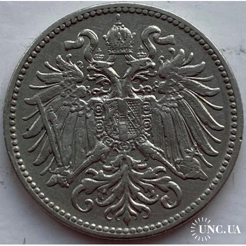 Австро Венгрия 10 геллеров 1910 год №с438