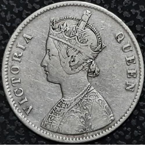 Британская Индия 1 рупия 1862 год СЕРЕБРО!!! СОСТОЯНИЕ!! 