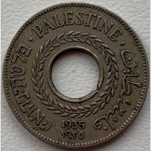 Британская Палестина 5 милс 1935 год №с327