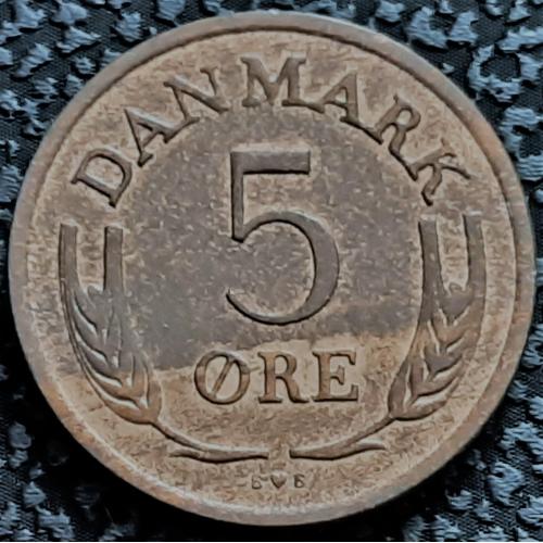 Дания 5 эре 1972 год №п217