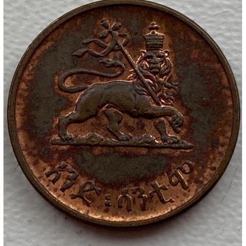 Эфиопия 1 цент 1936 год №ф170 ОТЛИЧНАЯ!!!!!! 
