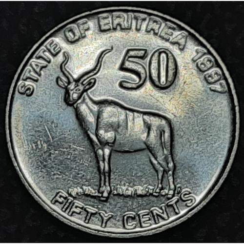 Эритрея 50 центов 1991 год СОХРАН!!!  №155