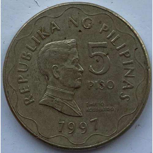 Филиппины 5 песо 1993 год № 345
