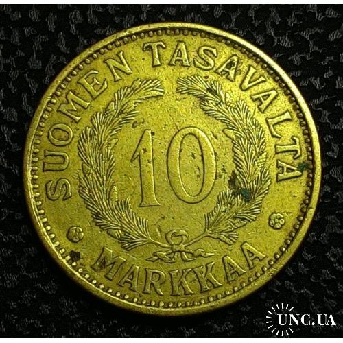 Финляндия 10 марок 1930 год РЕДКАЯ!!! №а345