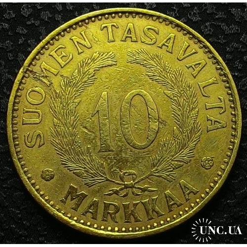 Финляндия 10 марок 1930 год РЕДКАЯ!!! №а347