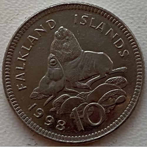 Фолклендські острови 10 пенсов 1998 №210