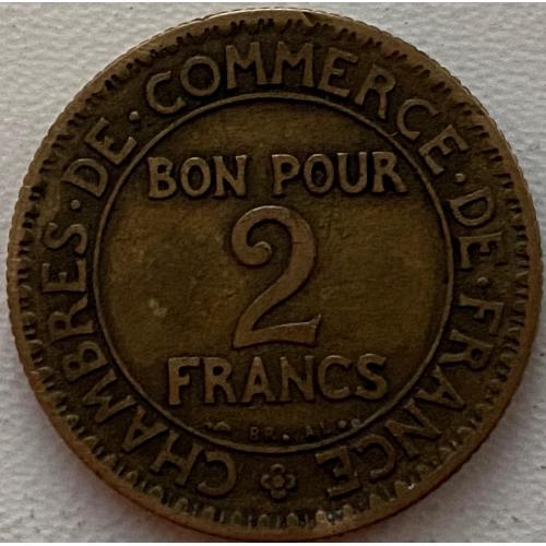 Франція 2 франка 1924 №229