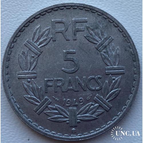 Франция 5 франков 1949 год