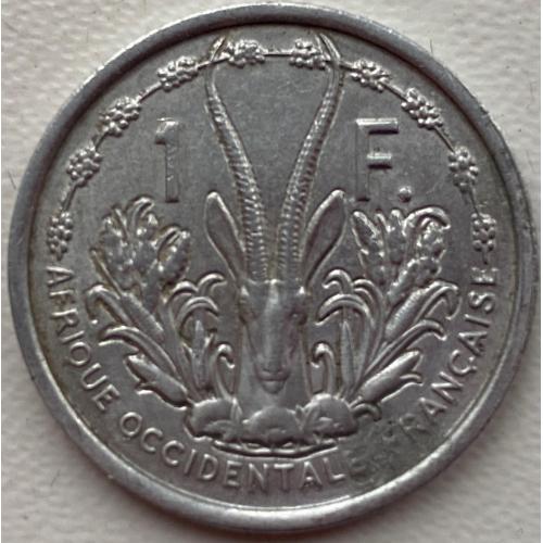 Французская Экваториальная Африка 1 франк 1948 СОХРАН!!!!!!! №е326