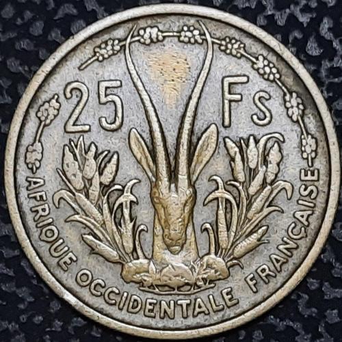 Французская Западная Африка 25 франков 1956 год