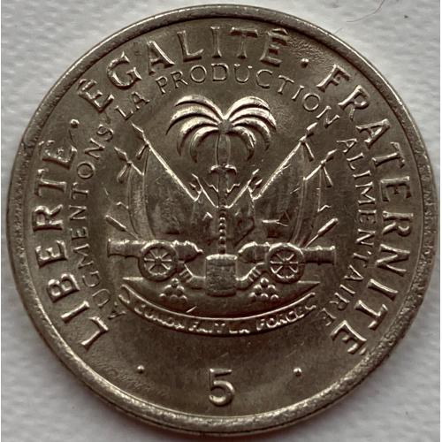 Гаити 5 центов 1975 год №А44