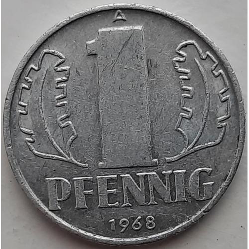 ГДР 1 пфенниг 1968 год №515