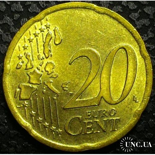 Германия 20 евроцент 2002 год СОСТОЯНИЕ!!!!!