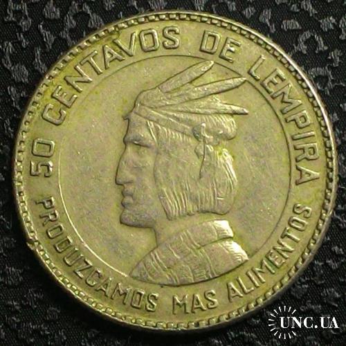 Гондурас 50 центов 1973 год СОСТОЯНИЕ!!!!!
