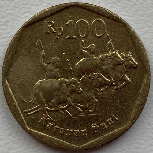 Индонезия 100 рупий 1994 год №ф96