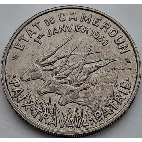 Камерун 50 франков 1960 год СОСТОЯНИЕ!!!!! №е365