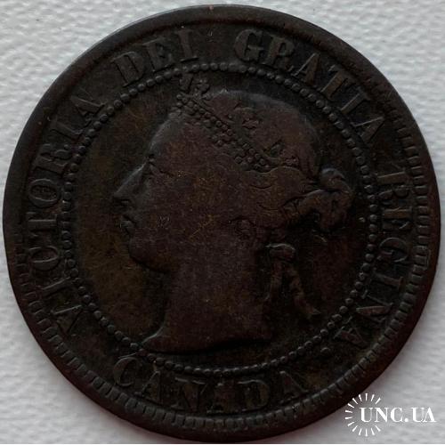 Канада 1 цент 1884 год №с275