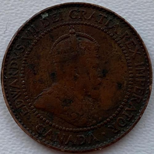 Канада 1 цент 1909 год № 402