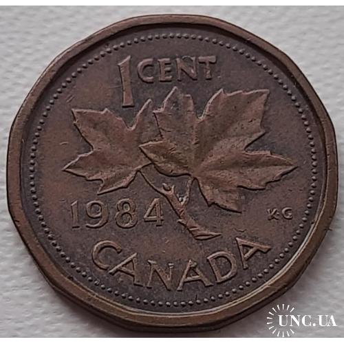 Канада 1 цент 1984 год СОСТОЯНИЕ!!!!!!!!!!