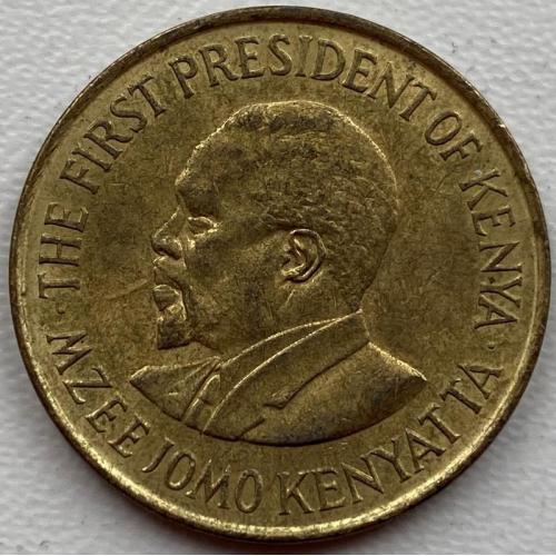 Кения 5 центов 1978 год №А189 Латунь, дм. 25,5 мм, вес 5,6 г