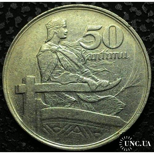 Латвия 50 сантим 1922

