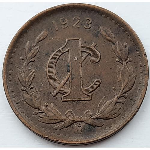 Мексика 1 центаво 1923 год №а102
