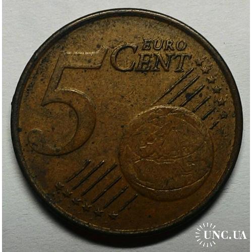 Нидерланды 5 евро центов 1999 год
