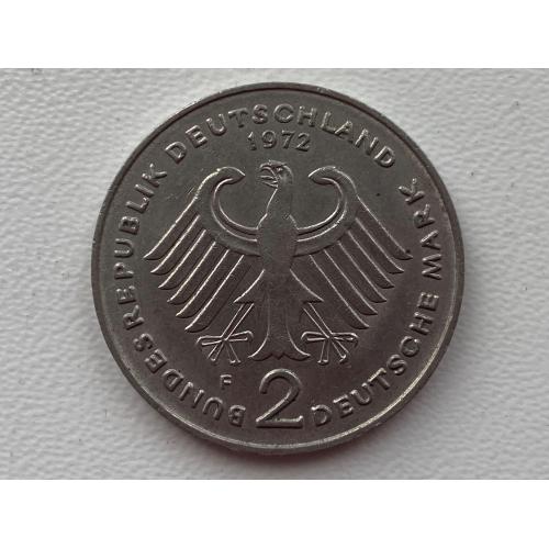 Німеччина 2 марки 1972 F №100