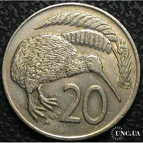 Новая Зеландия 20 центов 1973 год №с431