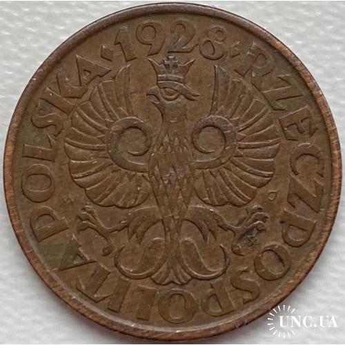 Польша 2 грош 1928 год №г70