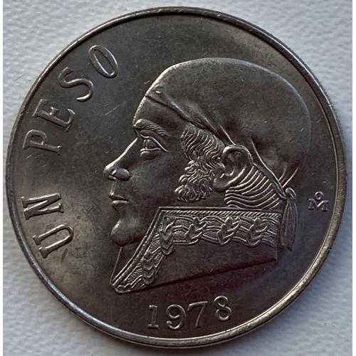 Мексика 1 песо 1978 год №ф252