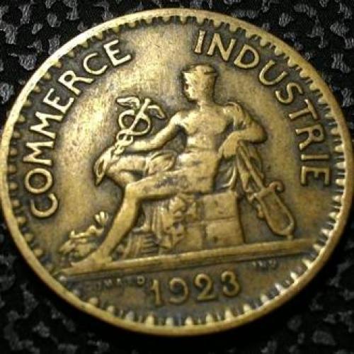 Франция 1 франк 1923 год №ф247
