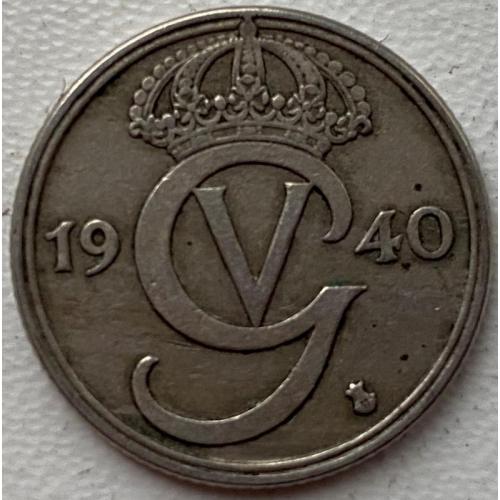 Швеция 50 эре 1940 год №с105