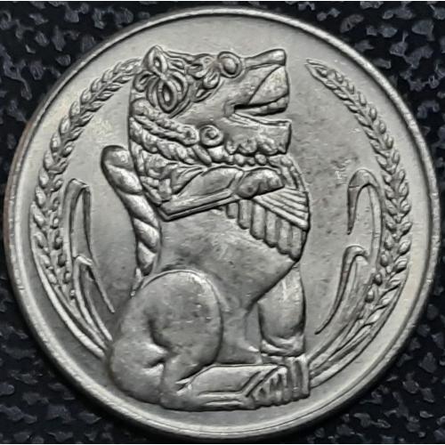 Сингапур 1 доллар 1969 год СОХРАН!!!!! №с566