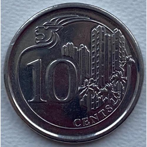Сингапур 10 центов 2013 год №е174