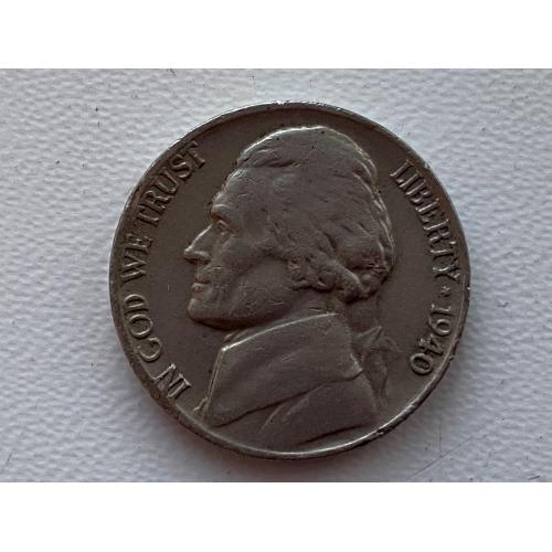 США 5 центів 1940  №71