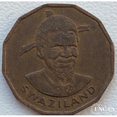 Свазиленд 1 цент 1974 год №с596