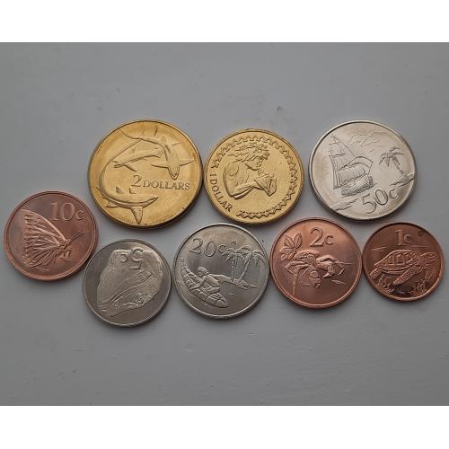 Токелау набор 8 монет 1 , 2, 5, 10, 20, 50 центов, 1 доллар и 2 доллара UNC! ОТЛИЧНЫЕ!!! 