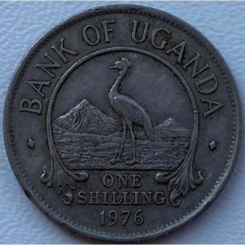 Уганда 1 шиллинг 1976 год СОСТОЯНИЕ!!!! №475