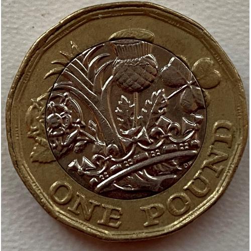 Великобританія 1 фунт 2016 год №175
