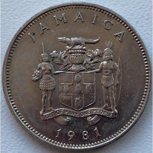 Ямайка 20 центов 1981 год №ф7
