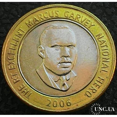 Ямайка 20 долларов 2006 год UNC
