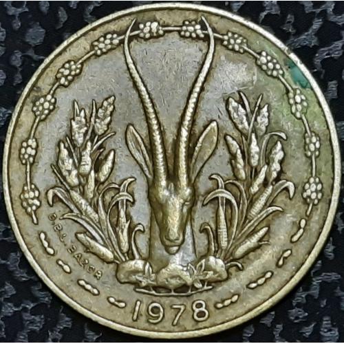 Западная Африка 10 франков 1978 год №с102