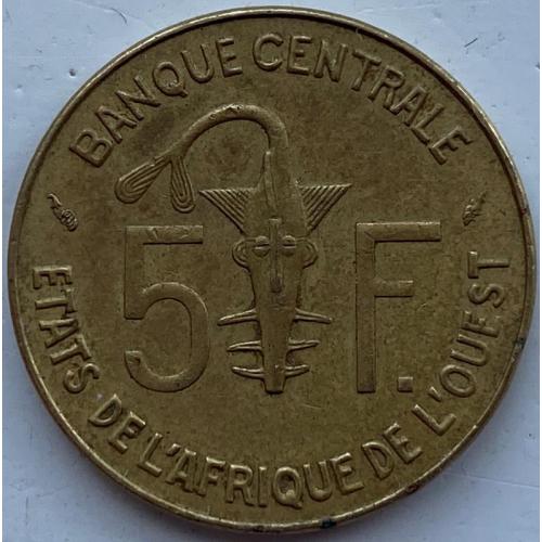 Западная Африка 5 франков 1977 год №320