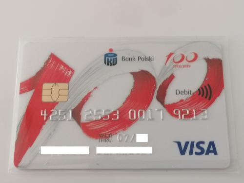 Credit Card 100 Year Independence Poland 