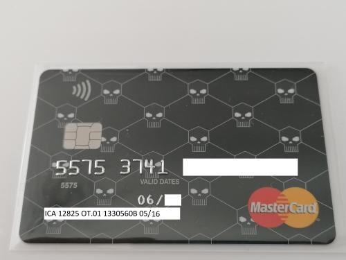 Credit Card Poland Get in Bank  Skull